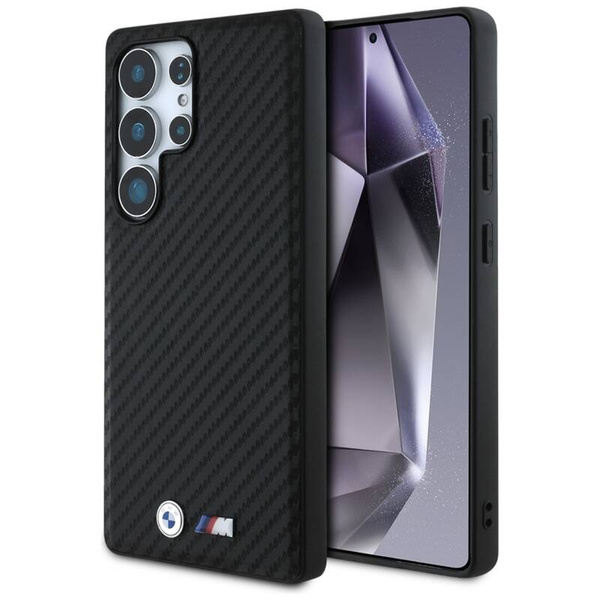 BMW ETUI DO GALAXY S25 ULTRA - LEATHER CARBON MAGSAFE