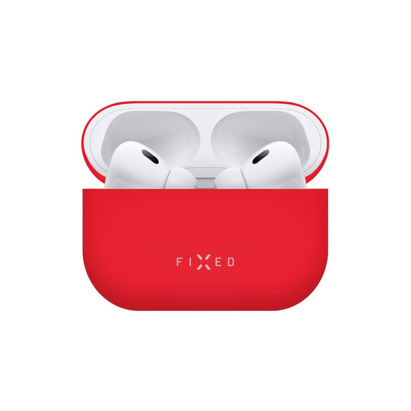 ETUI SILIKONOWE DO AIRPODS PRO 2/PRO 2 USB-C FIXED SILKY CZERWONE