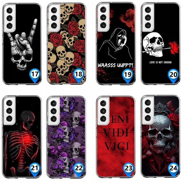 Etui silikonowe LEO horror mroczne różne wzory do Galaxy S22 Plus