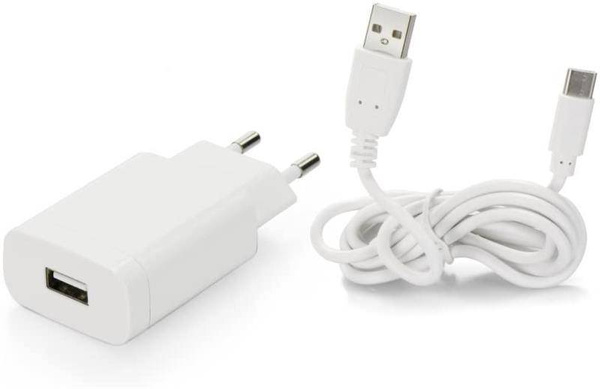 ŁADOWARKA SIECIOWA USB 2,4A QUICK CHARGE 3.0 KABEL TYP-C