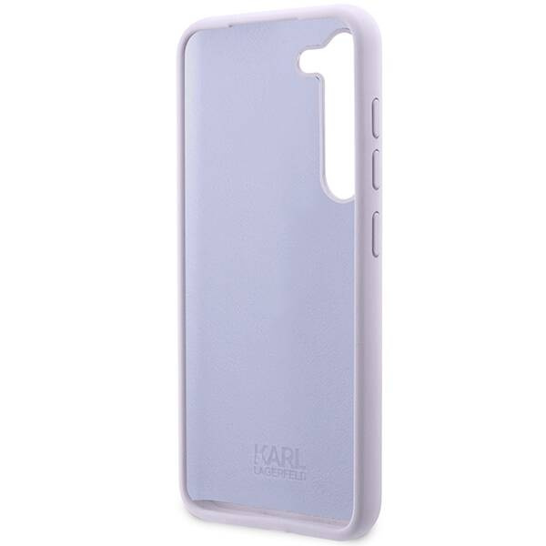 Karl Lagerfeld Silicone Ikonik | Etui do Galaxy S23 Plus - PURPLE
