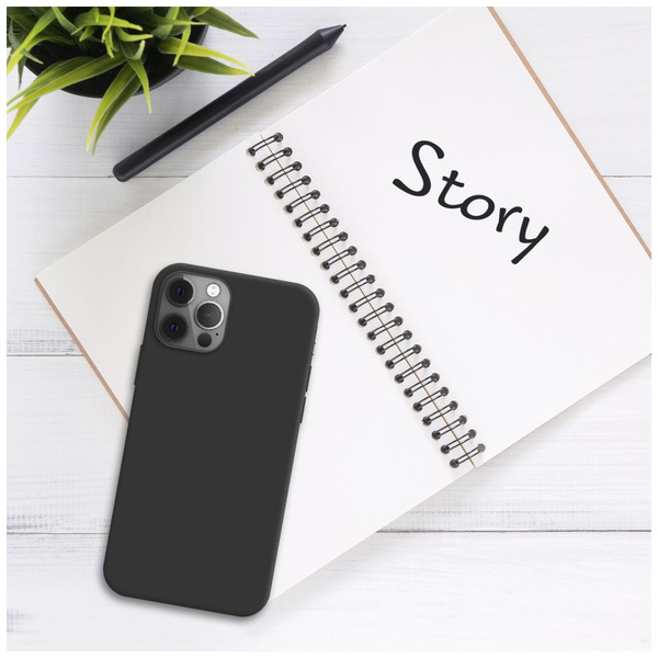 ETUI DO APPLE IPHONE 14 GUMOWE FIXED STORY CZARNE