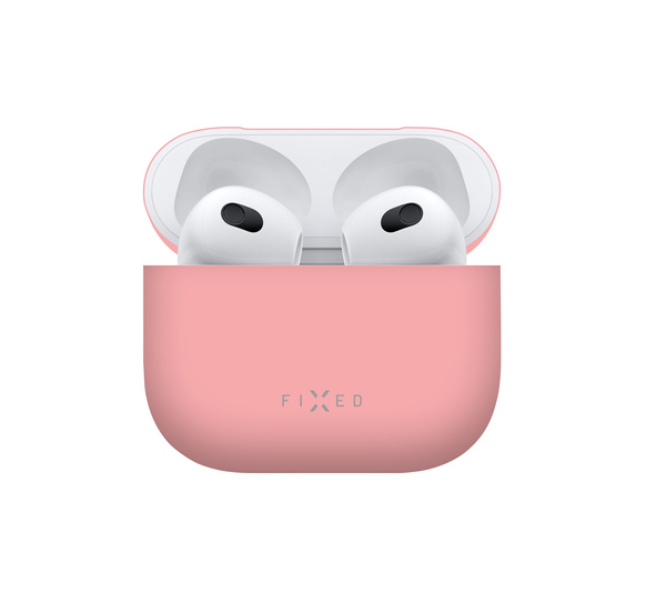 ETUI DO APPLE AIRPODS 3 FIXED SILKY SILIKONOWE ULTRACIENKIE RÓŻOWE