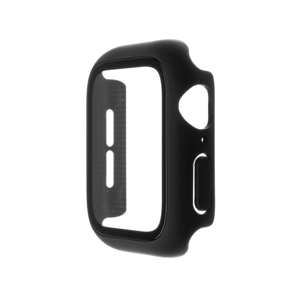 ETUI DO APPLE WATCH 40MM ZE SZKŁEM HARTOWANYM FIXED PURE+ CZARNE