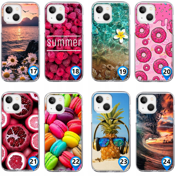 Etui silikonowe LEO summer vibe różne wzory do iPhone 14 Plus