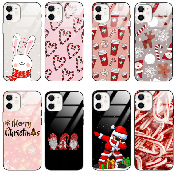 Etui akrylowe LEO świąteczne różne wzory do iPhone 12 Mini