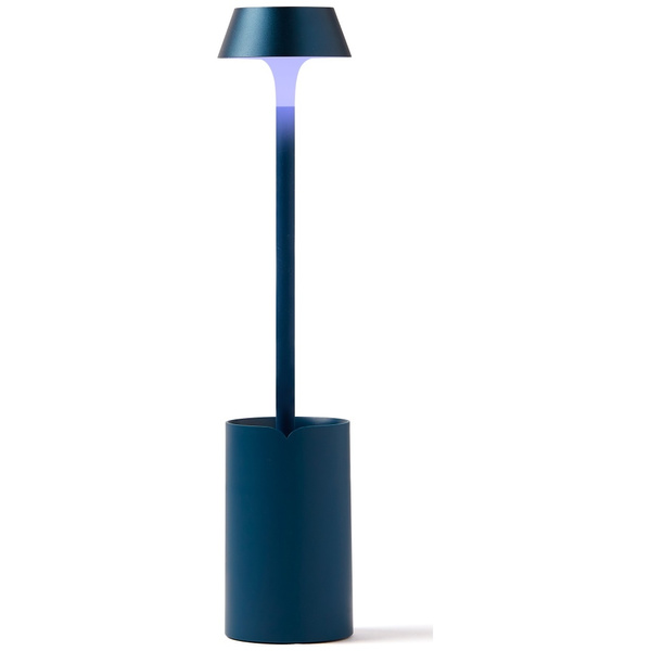 LAMPKA LED DO CZYTANIA Z KLIPSEM DO BIURKA LEXON MIMI CIEMNONIEBIESKA