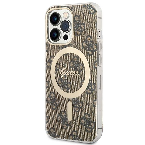 Guess Case+Charger | Etui do iPhone 13 Pro - BROWN