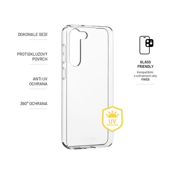 ETUI DO SAMSUNG GALAXY S23 ŻELOWE TPU FIXED SLIM ANTIUV PRZEZROCZYSTE