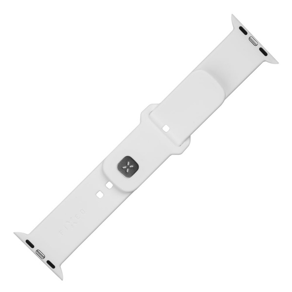 PASKI DO APPLE WATCH 42/44/45MM ZESTAW SILIKONOWE FIXED SPORTOWE BIAŁE