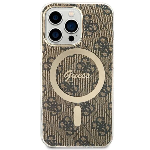 Guess Case+Charger | Etui do iPhone 13 Pro - BROWN