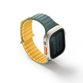 PASEK DO APPLE WATCH UNIQ 42/44/45/49MM REVIX EVO REVERSIBLE ZIELONO-ŻÓŁTY