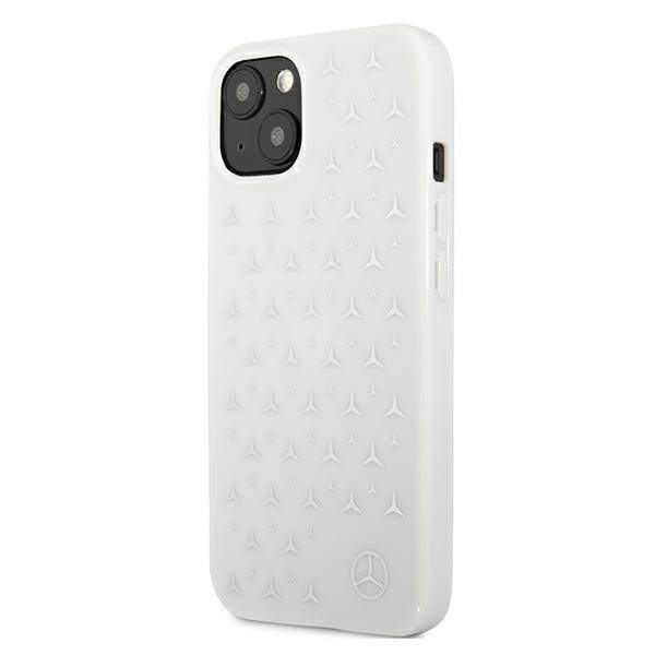 Etui Mercedes Silver Stars Pattern do iPhone 13 Mini 