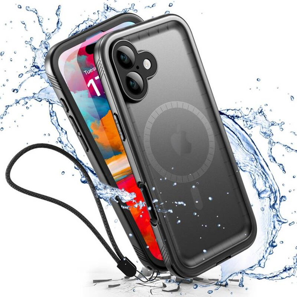ETUI DO IPHONE 16 TECH-PROTECT SHELLBOX MAGSAFE IP68 CZARNE