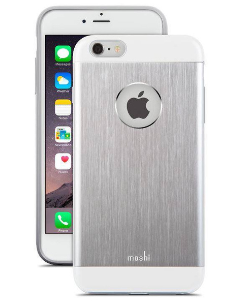 MOSHI iGLAZE ARMOUR etui do  IPHONE 6 / 6s PLUS - SILVER