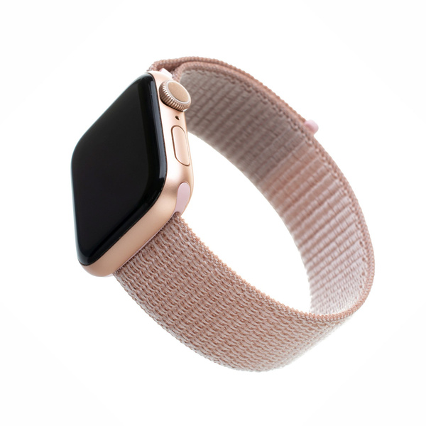 PASEK NYLONOWY DO APPLE WATCH 42/44/45/49MM FIXED ROSE GOLD