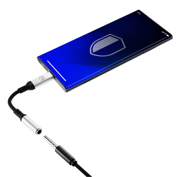 3MK Adapter | Adapter USB-C do Jack 3.5mm - SILVER