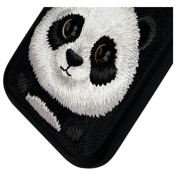 ETUI DO IPHONE 16 PRO 6.3" NIMMY BIG EYED PET 2.0 PANDA CZARNE