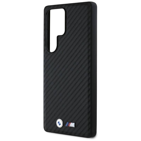BMW ETUI DO GALAXY S25 ULTRA - LEATHER CARBON MAGSAFE