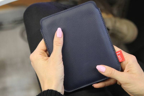Etui skórzane LEO Master do Lenovo Tab M8 4 gen 213x147 niebieskie