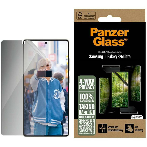 SZKŁO PRYWATYZUJĄCE DO SAMSUNG S25 ULTRA PANZERGLASS ECO MATRIX ULTRA-WIDE