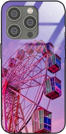 Etui akrylowe LEO widoki natura różne wzory do iPhone 15 Pro Max