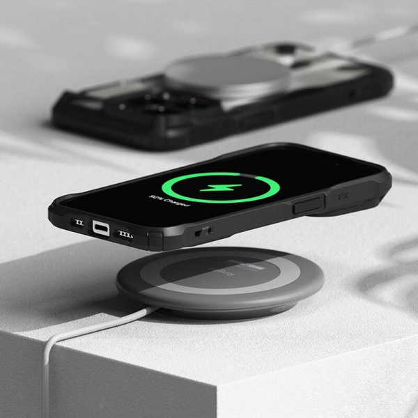 Ringke Fusion-X MagSafe | Etui do iPhone 15 Pro - MATTE BLACK