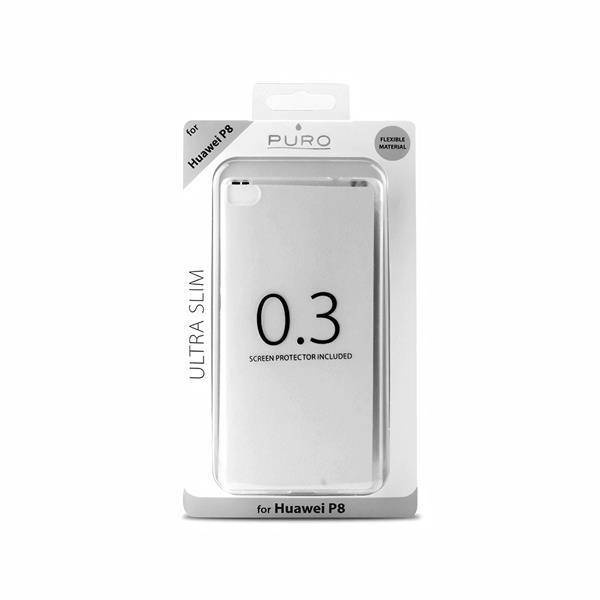PURO Ultra Slim 0.3 Cover etui do Huawei P8 - TRANSPARENT