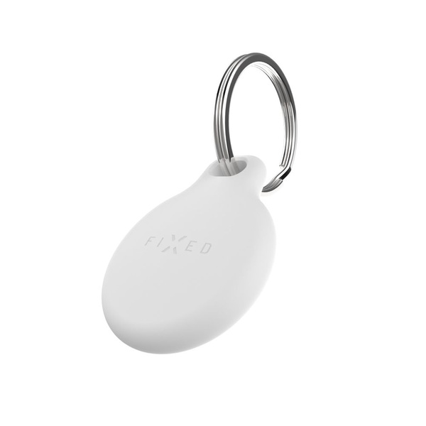 SILIKONOWE ETUI DO APPLE AIRTAG FIXED SILKY BIAŁE