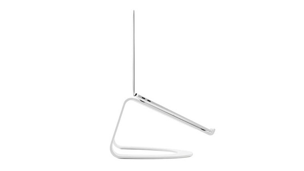 ALUMINIOWA PODSTAWKA DO APPLE MACBOOK TWELVE SOUTH CURVE WHITE