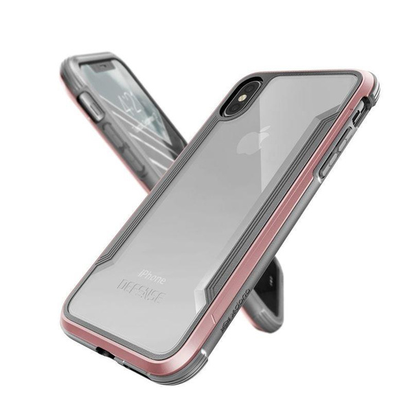 X-DORIA DEFENSE SHIELD etui do Apple iPhone XS / X - Rose Gold