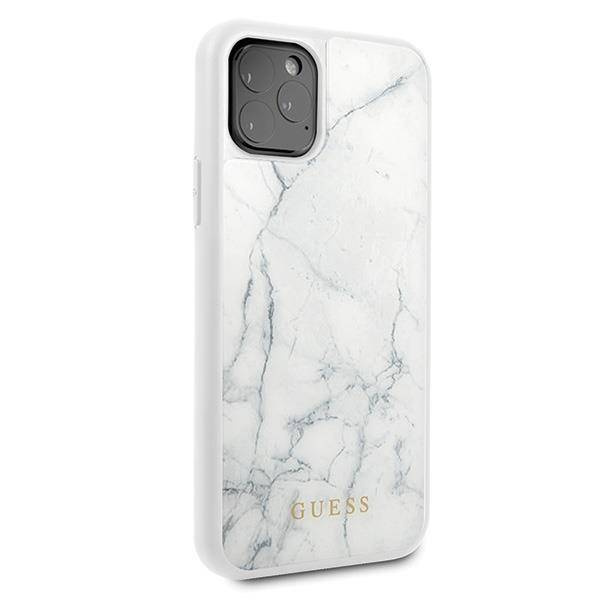 GUESS MARBLE Etui do Apple iPhone 11 Pro - White