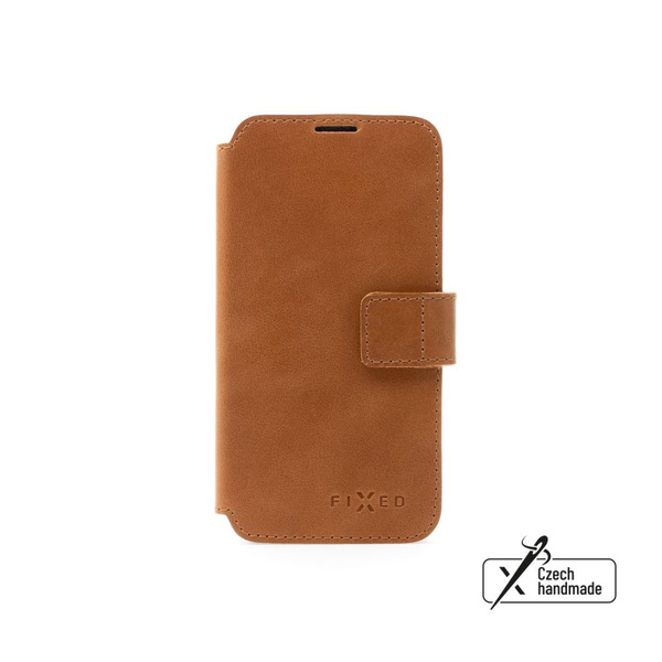 ETUI SKÓRZANE DO SAMSUNG GALAXY M53 5G BOOK FIXED PROFIT BRĄZOWE