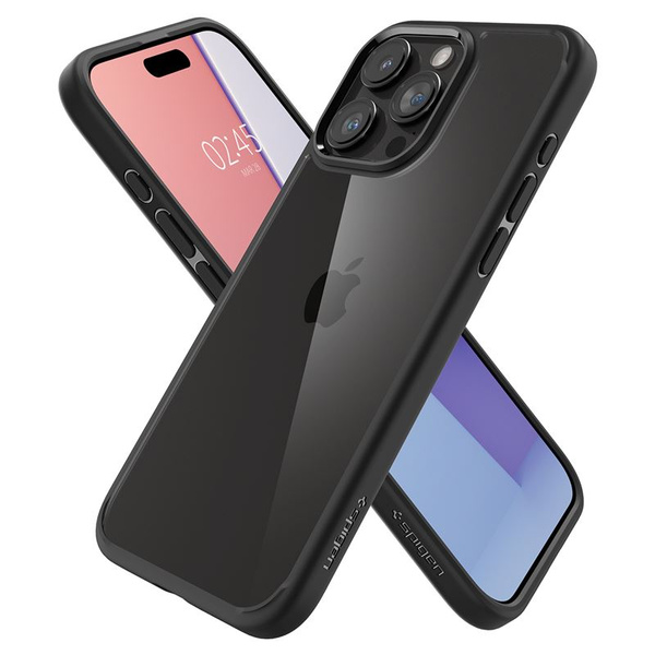 ETUI SPIGEN DO IPHONE 15 PRO MAX CRYSTAL HYBRID BLACK