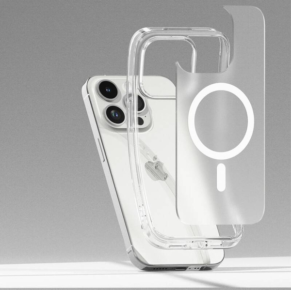 Ringke Fusion MagSafe | Etui do iPhone 15 Pro - MATTE CLEAR