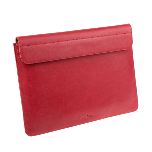 ETUI DO MACBOOK PRO 14" (2021/2023) FIXED OXFORD SKÓRZANE CZERWONE