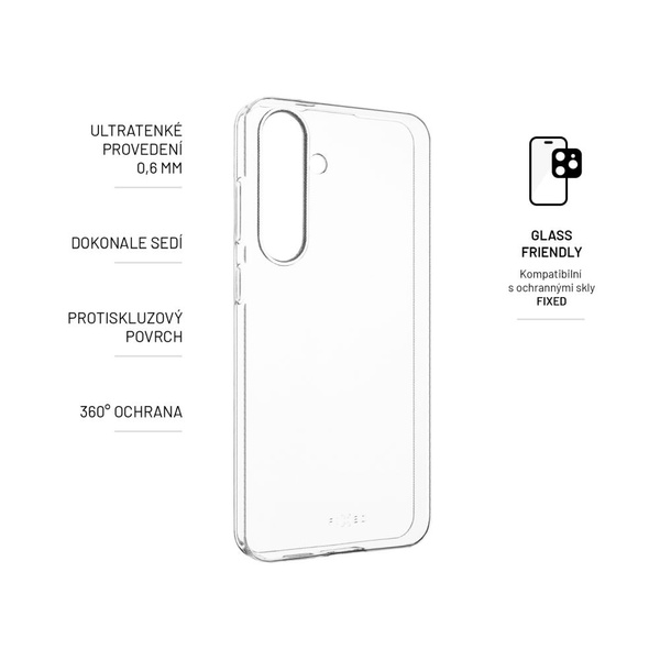 ETUI DO SAMSUNG GALAXY S24+ ŻELOWE TPU FIXED SKIN 0,6 MM PRZEZROCZYSTE