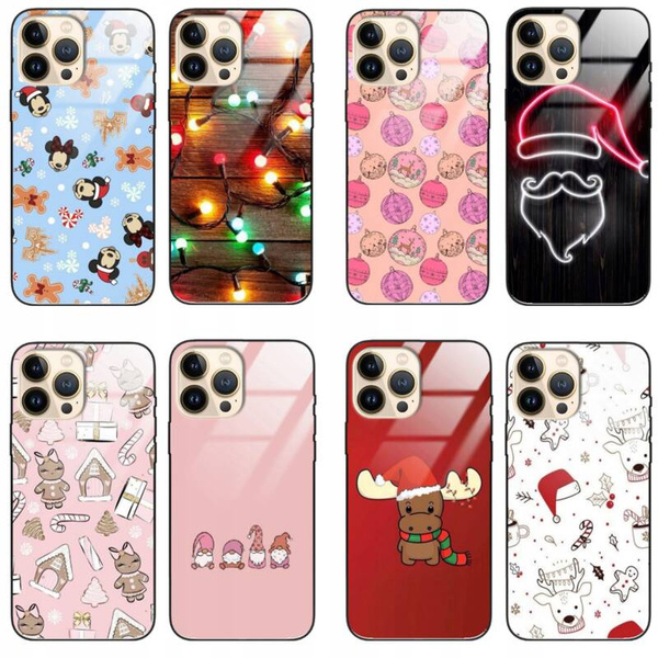 Etui akrylowe LEO świąteczne różne wzory do iPhone 13 Pro