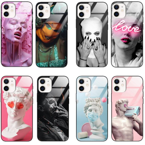 Etui akrylowe LEO artystyczne różne wzory do iPhone 12 Mini