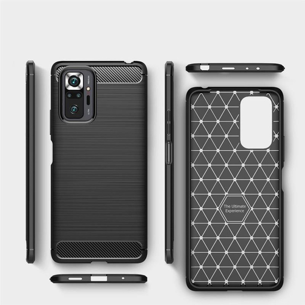 TECH-PROTECT TPUCARBON XIAOMI REDMI NOTE 10 PRO - BLACK