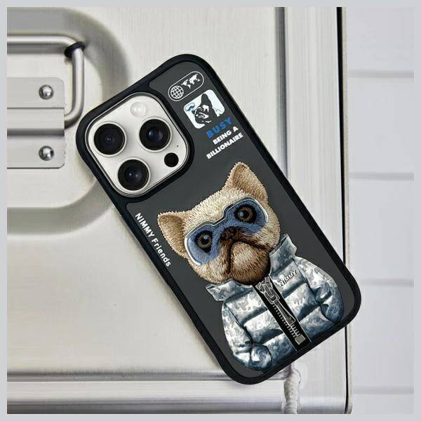 ETUI DO IPHONE 16 PRO 6.3" NIMMY COOL&CUTE 2.0 DOG CZARNE