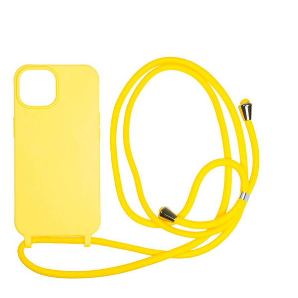 ETUI DO IPHONE 15 MOBILE ORIGIN LANYARD CASE ŻÓŁTE