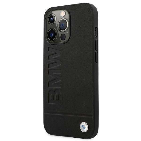 Etui BMW Signature Logo Imprint do iPhone 13 Pro Max 6,7" czarny