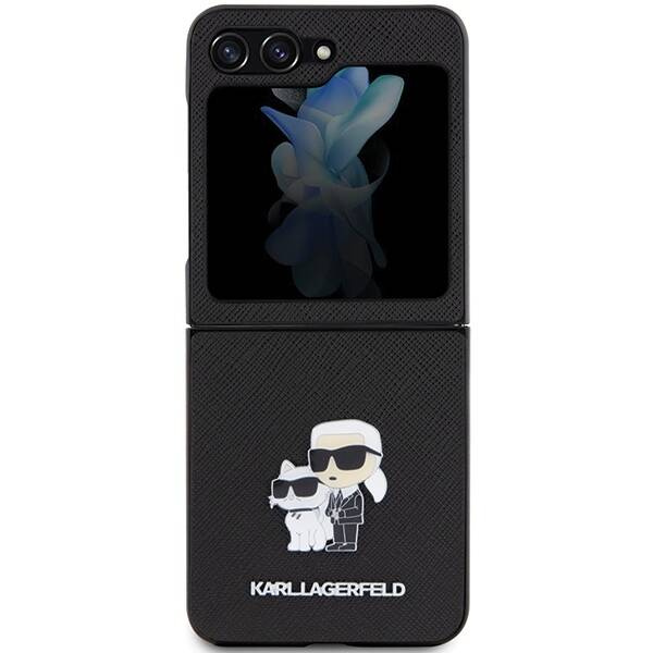ETUI KARL LAGERFELD DO Z FLIP 5 SAFFIANO CHOUPETTE BLACK