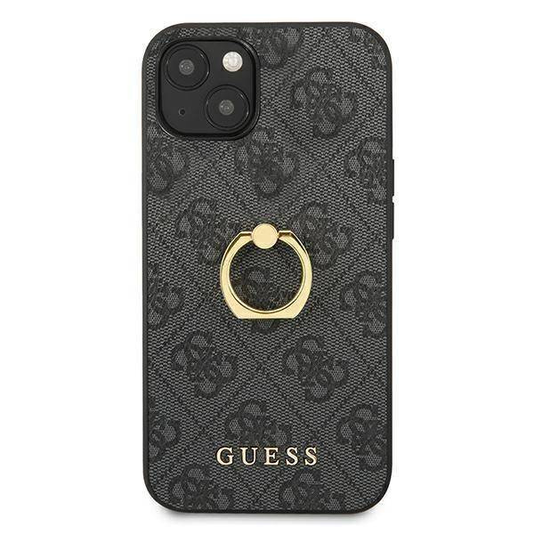 Guess 4G Ring Stand | Etui do iPhone 13 - GREY