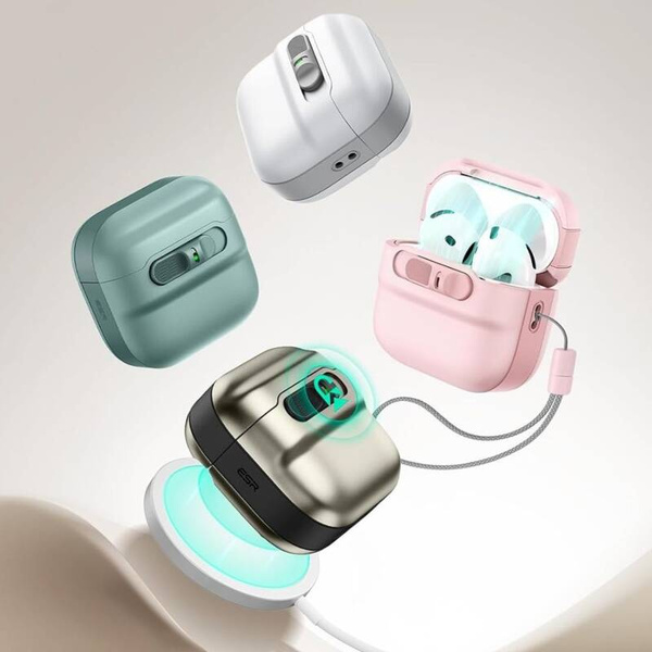 ETUI DO APPLE AIRPODS 4 ESR PULSE HALOLOCK MAGSAFE CZARNE
