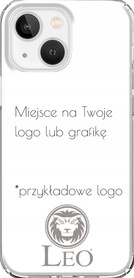 Etui silikonowe LEO własna grafika logo zdjęcie do iPhone 15