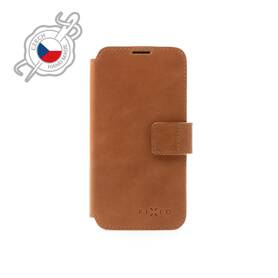 SKÓRZANE ETUI DO IPHONE 13 FIXED PROFIT BOOK BRĄZOWE