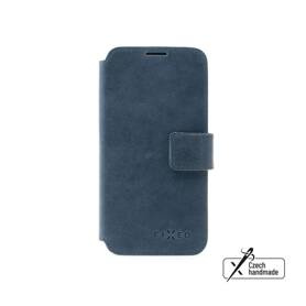 SKÓRZANE ETUI DO IPHONE 15 PLUS FIXED PROFIT BOOK NIEBIESKIE