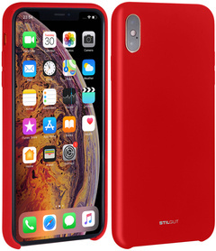 StilGut Silicone | Etui do iPhone X/Xs - RED